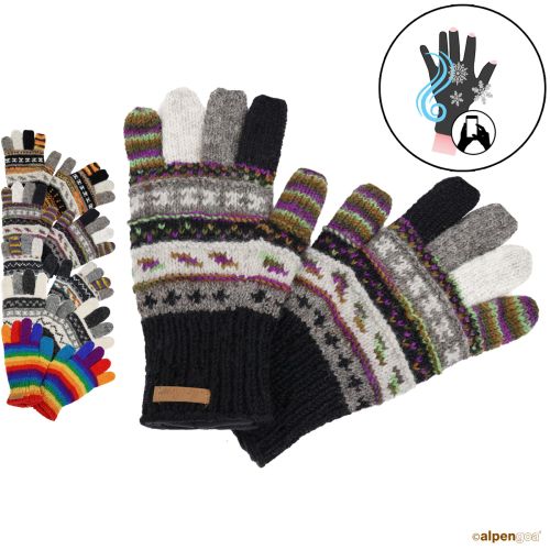 Fingerhandschuhe Aunla mit offenen Fingerkuppen